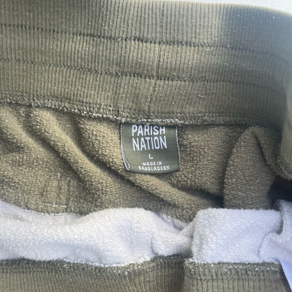 white and green parish nation joggers - Picture 3 of 3